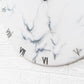 Silver Dust Handmade Resin Clock 17.5 Inches