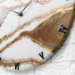 Choco Falls Handmade Resin Silent Wall Clock 27 Inches