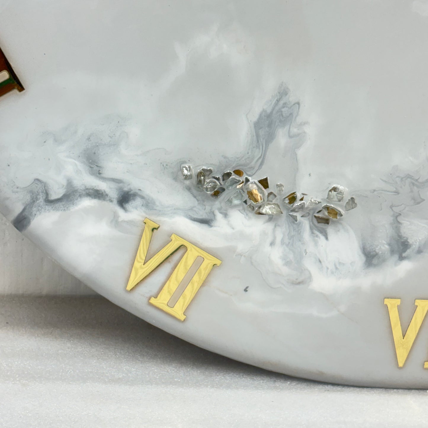 Cloud Veil Clock 17.5 inches