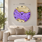 Purple Majesty Clock 27 inches