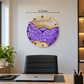 Purple Majesty Clock 27 inches