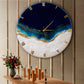 Silent Thunder Wall Clock Royal Blue 27 Inches
