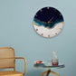 Ticking Thunder Clock Regular Size 17.5 Inches (Royal Blue)