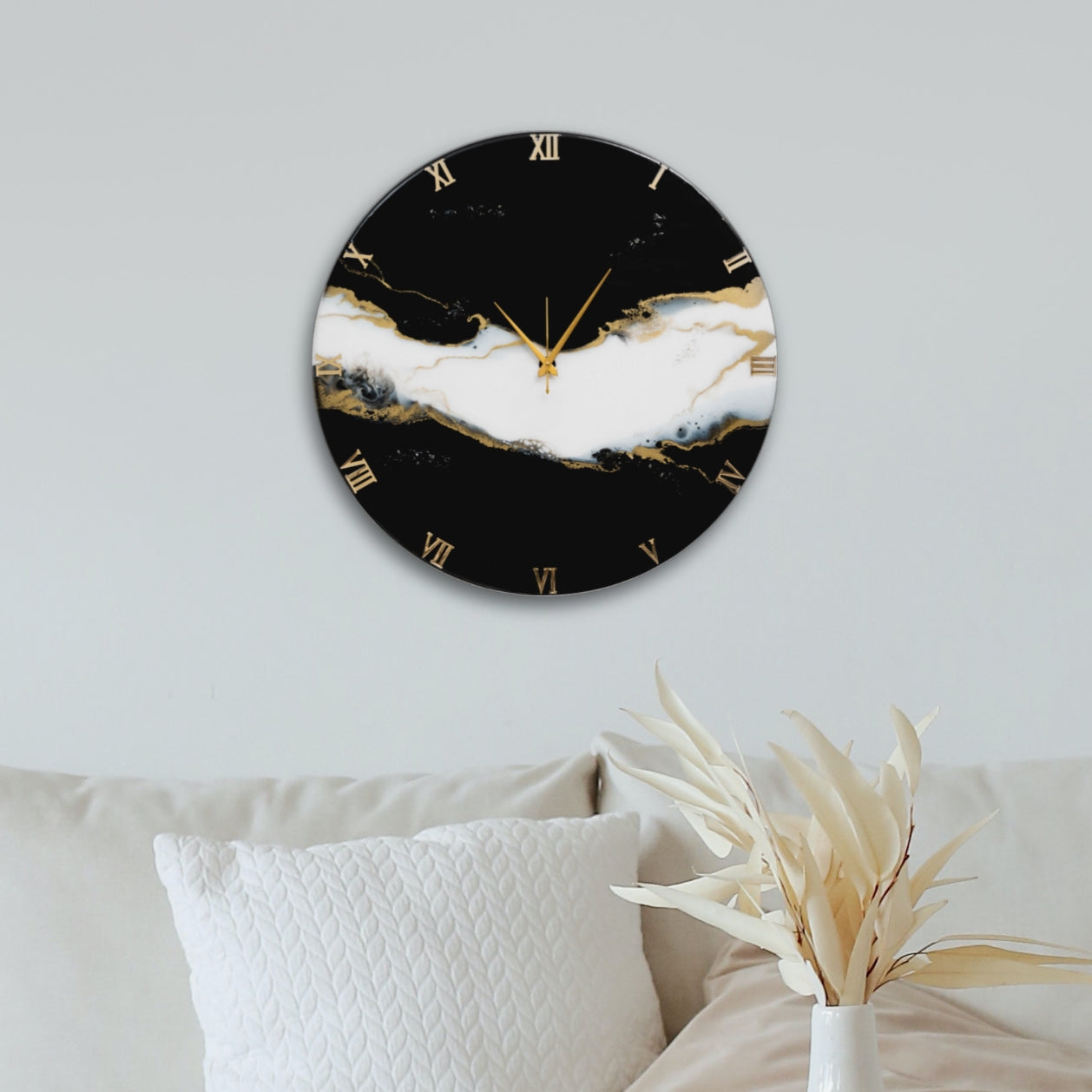 Harmony Resin Silent Wall Clock