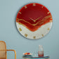 Red Stunner Large Silent Wall Clock 27 Inches
