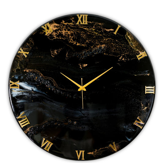 Black Desert Medium size Silent Clock 17.5 Inches