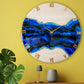 Blue Pond Silent Wall Clock 27 Inches