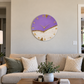 Purple Stone Clock 27 inches