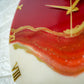 Red Stunner Medium Size Silent Clock 17.5 Inches