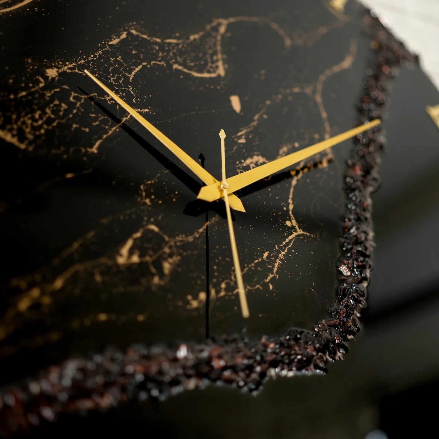 Black Stunner Silent Wall Clock 27 Inches