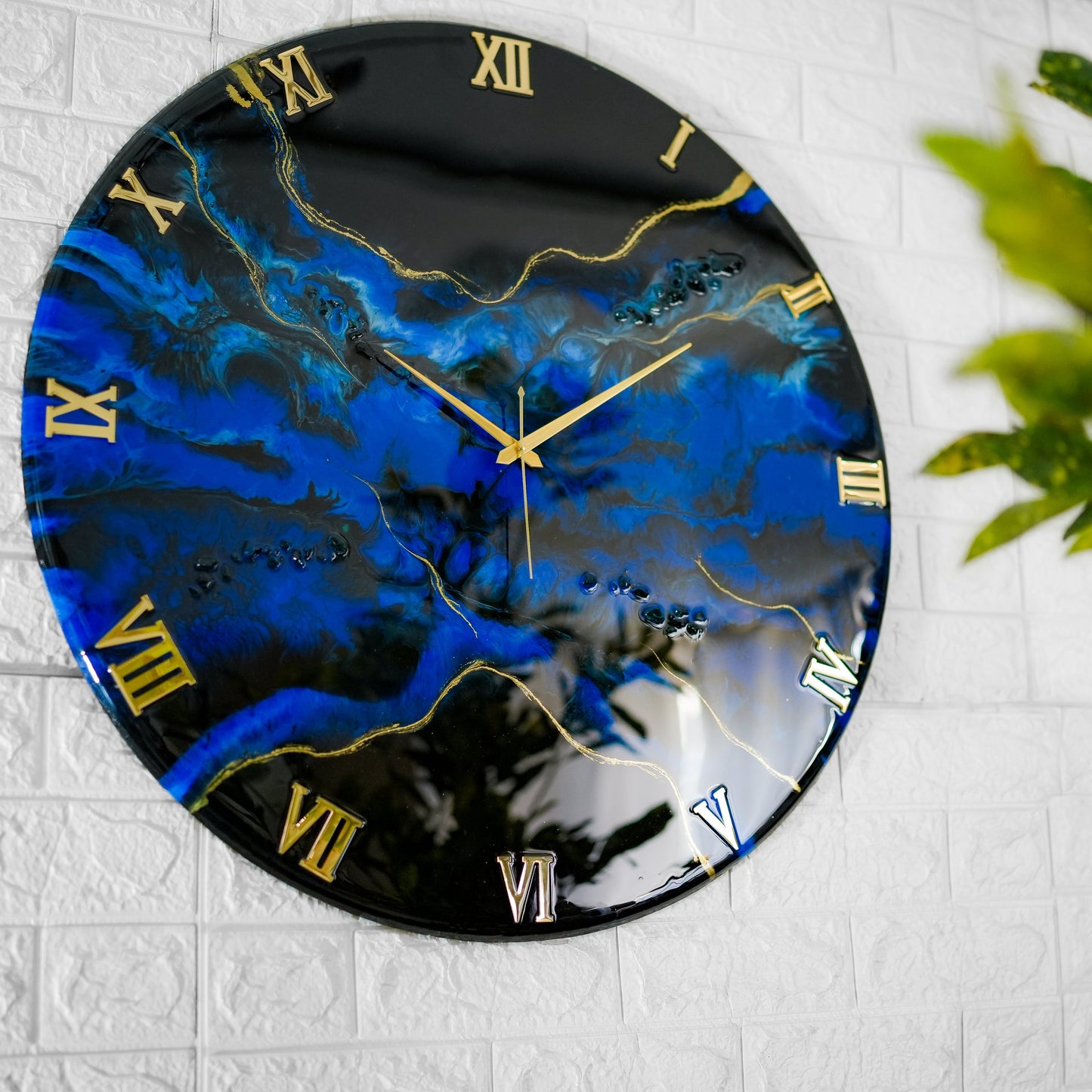 Deep Ocean Silent Wall Clock 27 Inches