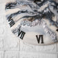 Black & White Medium Size Silent Clock 17.5 Inches