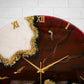 Maroon Stunner Silent Wall Clock 27 Inches
