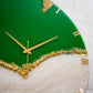 Green Peak Silent Wall Clock 27 Inches