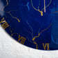 Blue Storm Medium Size Silent clock 17.5 Inches