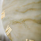 Golden Medium Size Silent Clock 17.5 Inches