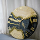 Black pond Medium Size Silent Clock 17.5 Inches