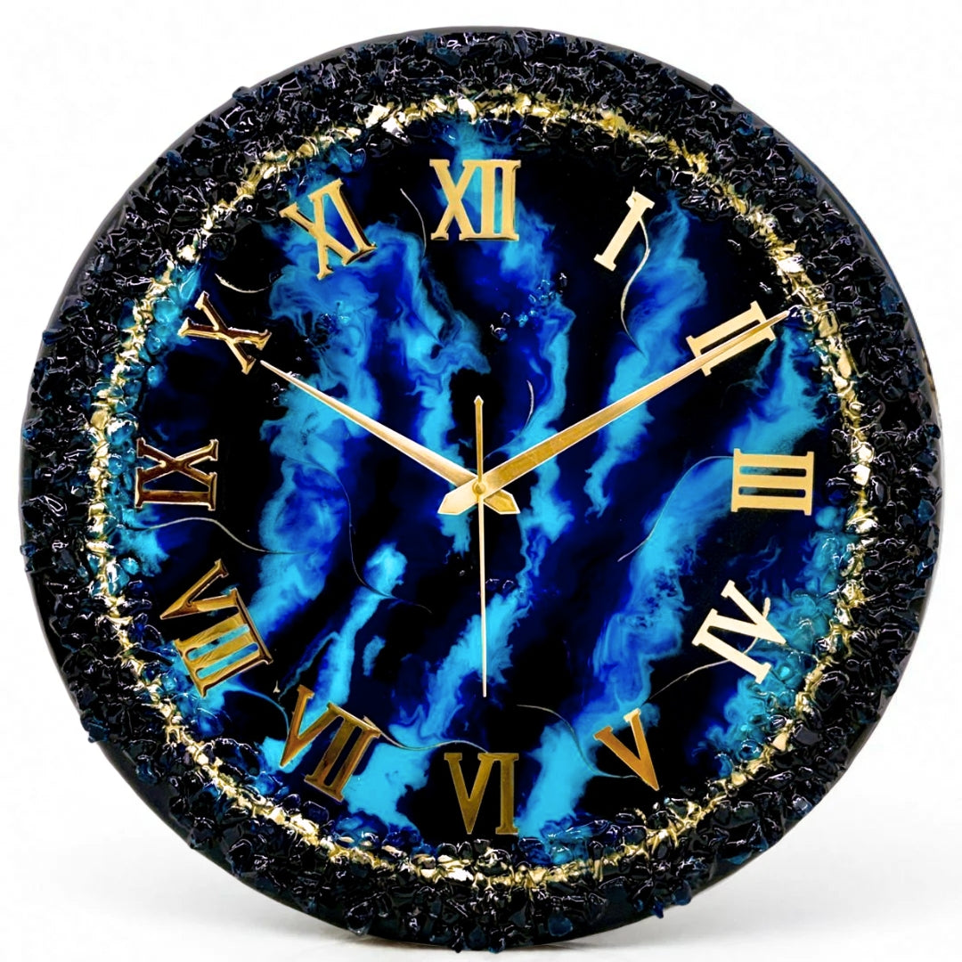 Blue Thunder Silent Clock 17.5 Inches