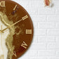 Caramel Gold Clock 17.5 inches