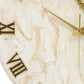 Caramel Gold Clock 17.5 inches