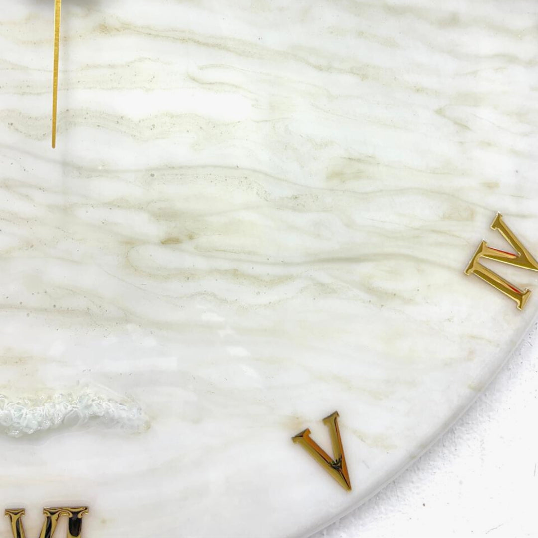 Golden Large Silent Wall Clock 27 Inches