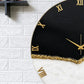Black Peak Silent Wall Clock 27 Inches