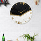 Black Peak Silent Wall Clock 27 Inches