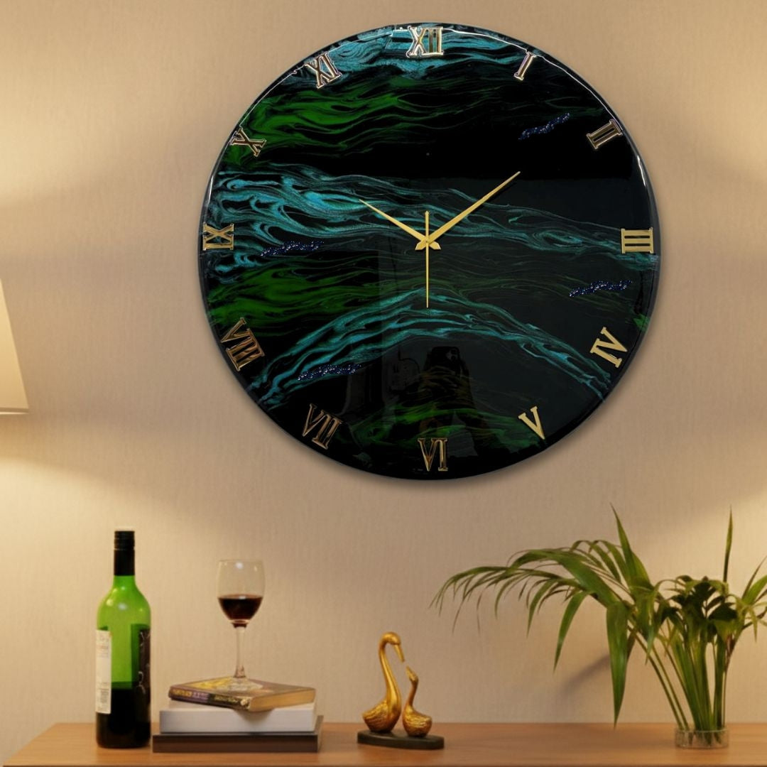 Lush Forest Silent Clock 27 Inches
