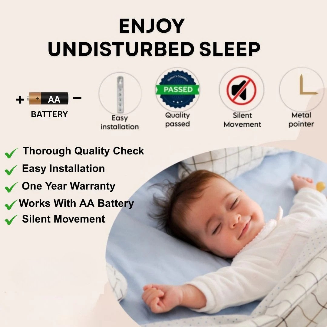 Lush Forest Silent Clock 27 Inches