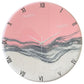 Blush Pink Silent Clock 17.5 Inches
