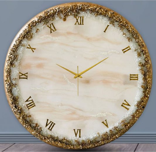 Bronze Ring  Silent Clock 27 Inches