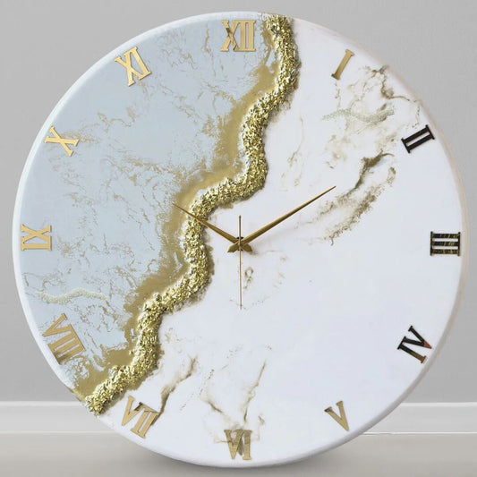 Gold Stream Silent Clock 27 inches