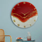 Red Stunner Medium Size Silent Clock 17.5 Inches
