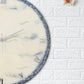 Silver Ring Large Silent Wall Clock 27 Inches