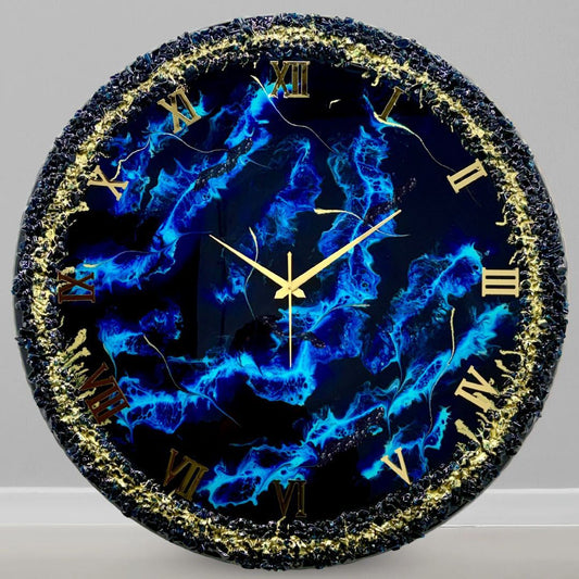 Blue Thunder Silent Clock 27 Inches