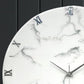 Silver Dust Handmade Resin Clock 17.5 Inches