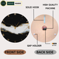 Harmony Resin Silent Wall Clock 27 Inches