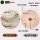 Creamy Desert Silent Wall Clock 27 Inches