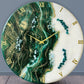 Green Neptune Silent Clock 27 Inches
