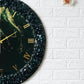 Dark green Silent Clock 27 Inches