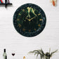 Dark green Silent Clock 27 Inches