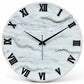 Silver Desert Medium Size Silent Clock 17.5 Inches