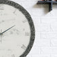 Silver Ring  Clock 27 Inches