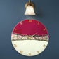Pink Crown Silent Wall Clock 27 Inches