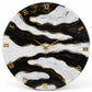 Black Falls Silent Wall Clock  27 Inches