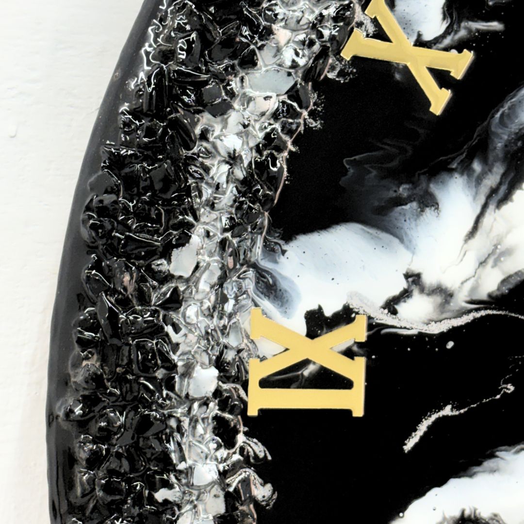 Black Onyx Clock 27 inches