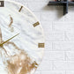 Beige Silent Clock 27 Inches