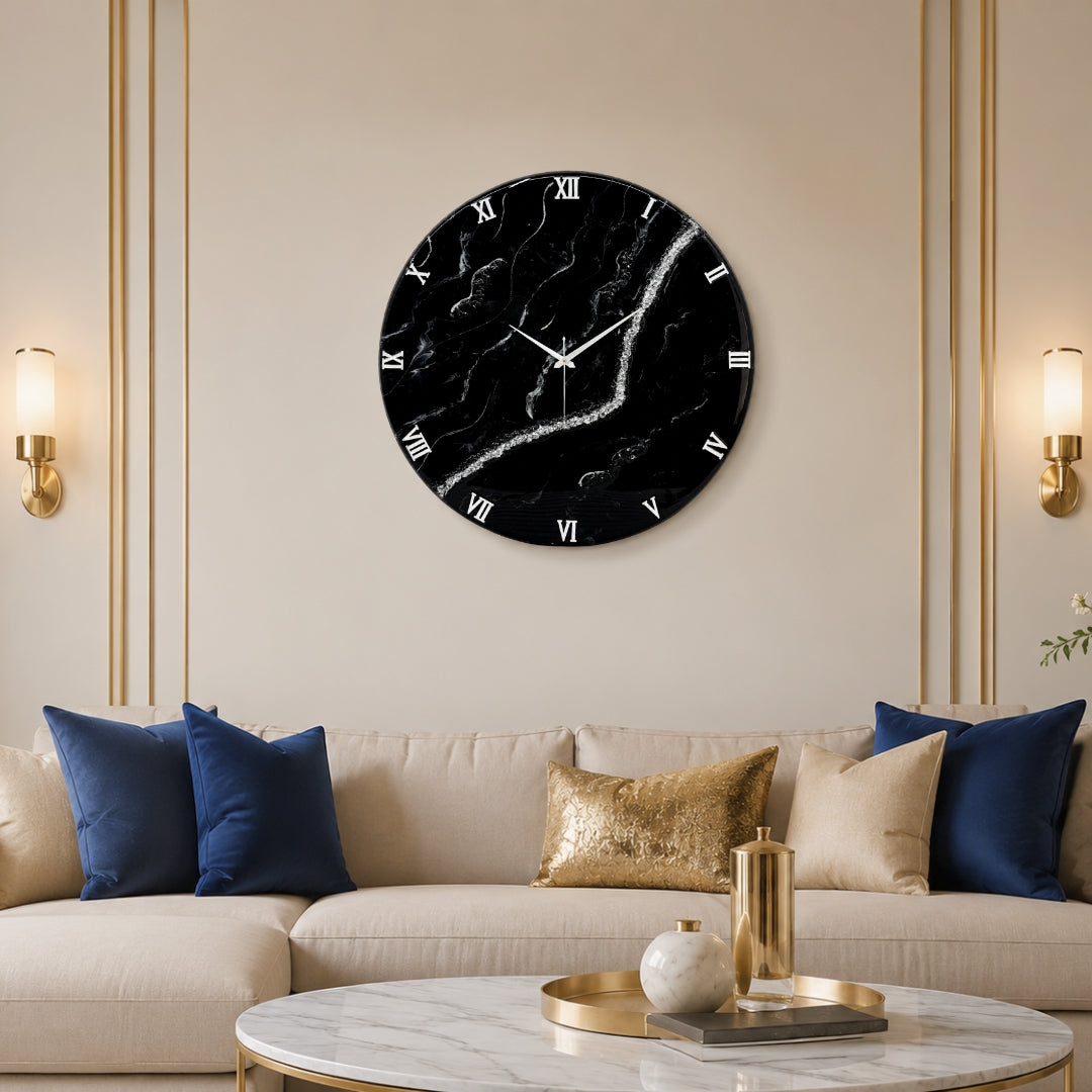 Black Current Clock 27 inches