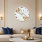 Beige Silent Clock 27 Inches
