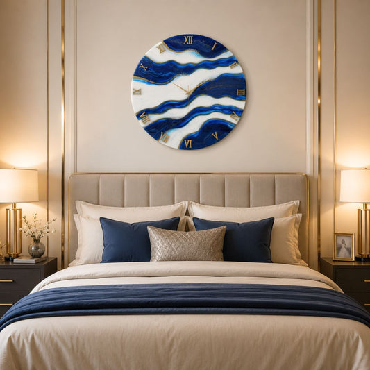 Calm Ocean Clock 17.5 inches